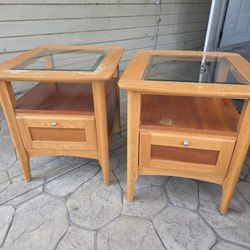 Riverside glass top end tables furniture  
