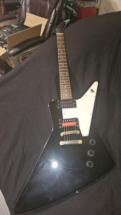 Epiphone Explorer Ebony White Pickguard/like Gibson