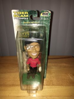2002 Upper Deck Tiger Slam Play Makers Tiger Woods Bobblehead