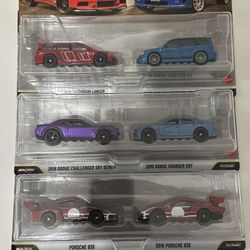 Hot Wheels Premium Car Culture - Dodge, Subaru & Porsche