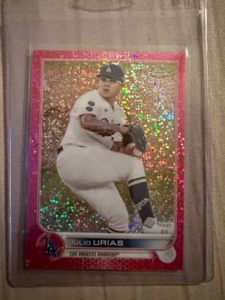 Topps chrome Julio Urias speckle /350