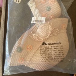 Little Girls Hat Set Brand New