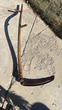 antique scythe