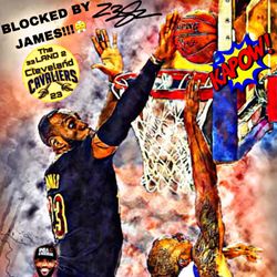 BRAND NEW!💯 LEBRON JAMES CLEVELAND CAVALIERS 8.5x11 ULTRA PREMIUM GLOSSY ORIGINAL SELF CREATED ART WALL/LOCKER BASKETBALL POSTER!🤩