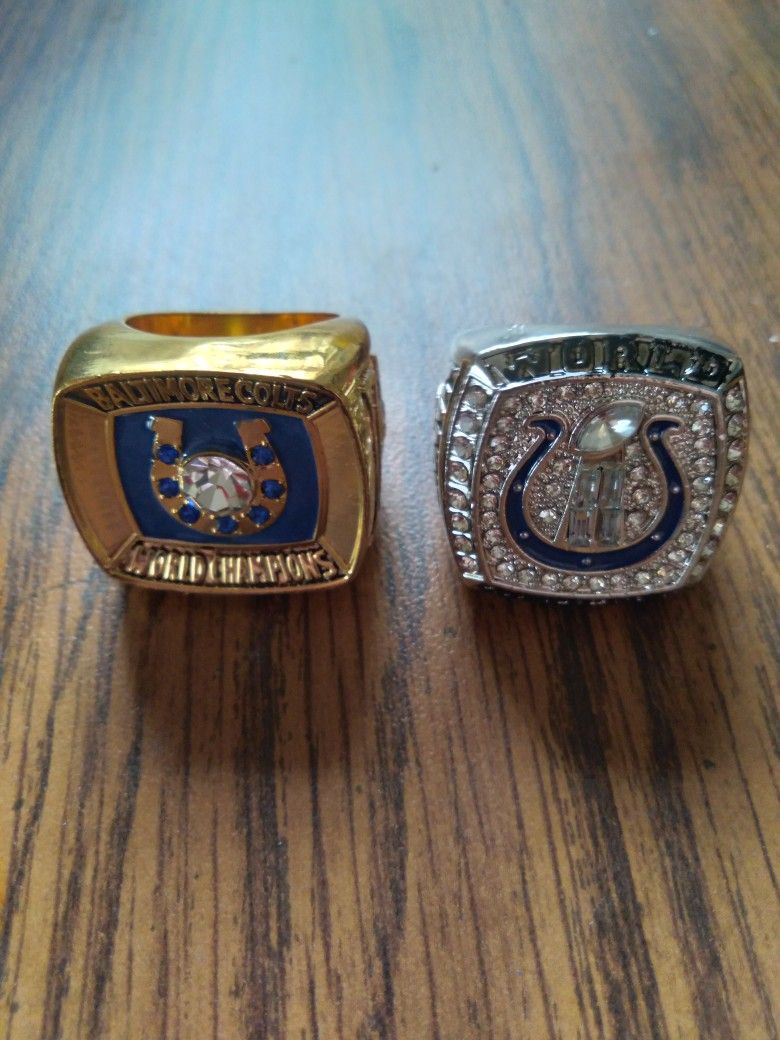 Colts Championship 2 Ring Set