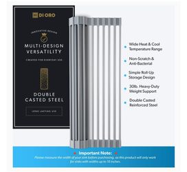 Roll Up Dish Drying Rack (17" x 13") - Kitchen Over the Sink Dish Drainer Sink Rack with Non-Slip Silicone