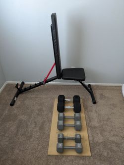 Dumbbells and Bench