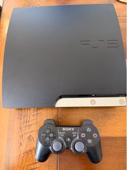 PS 3 console and controller