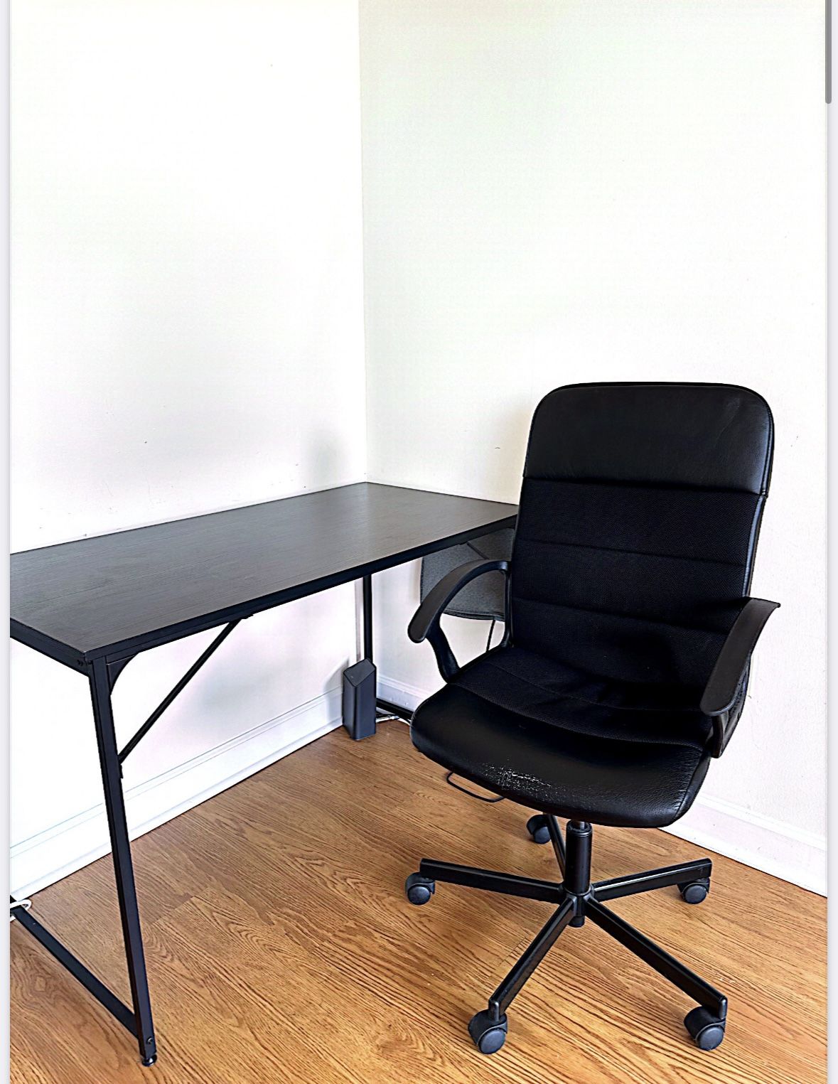 Desk and chair