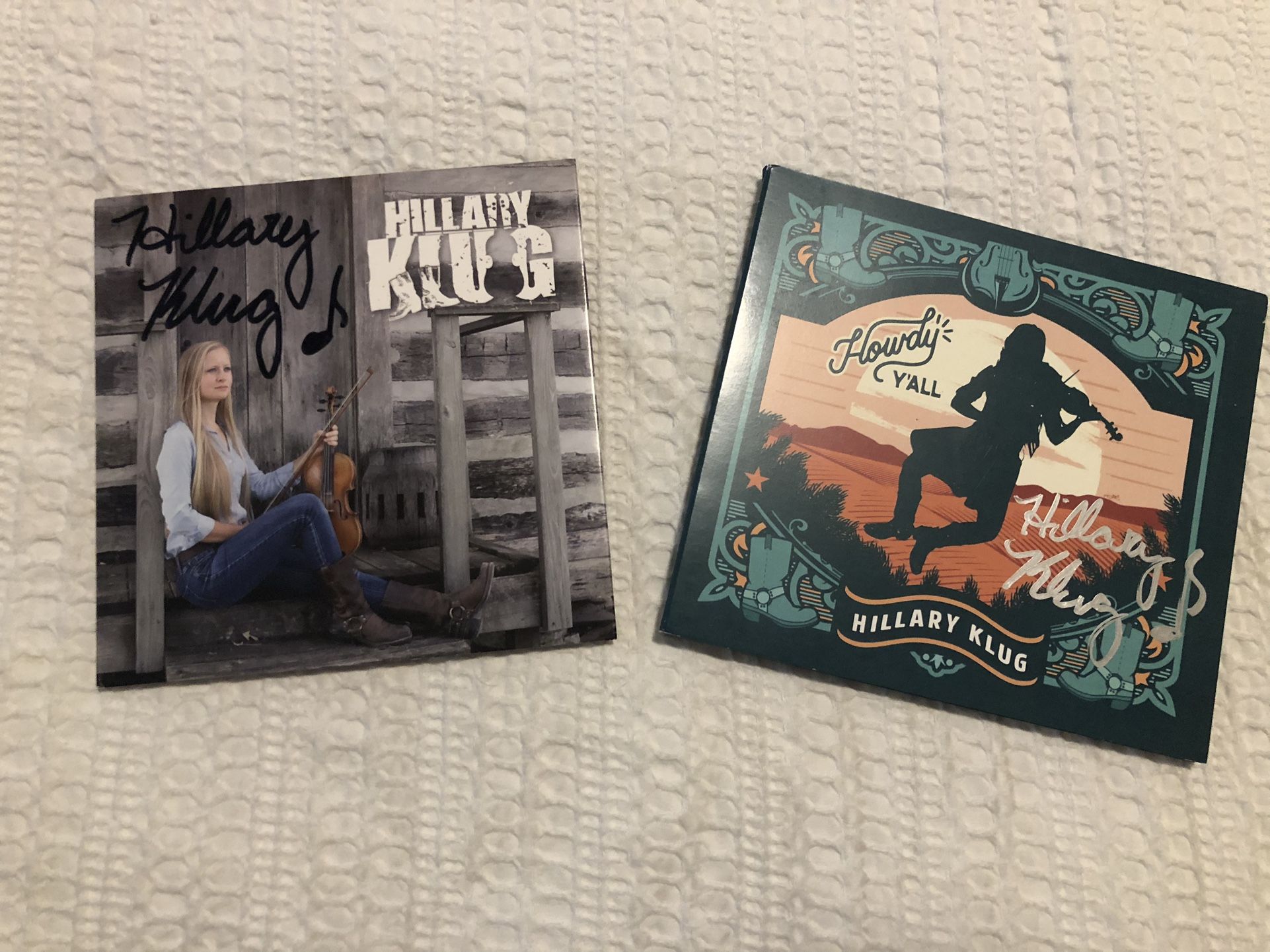 Signed Hillary Klug CD’s