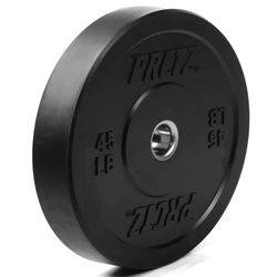PRCTZ 45 lb Bumper Plate Weight, Fits 2" Diameter Barbell