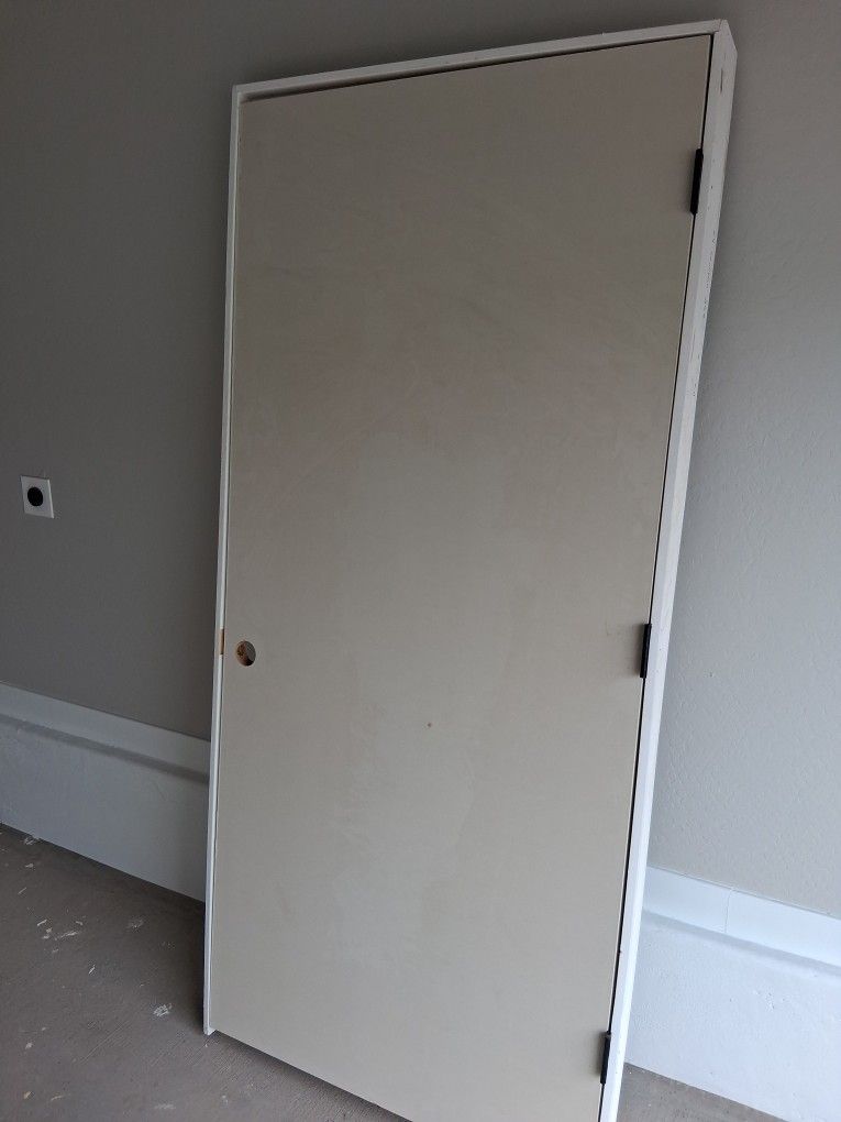 Solid Wood (Compressed) Door/ Left Hand Swing 82 ×37 Indoor/ Outdoor ...