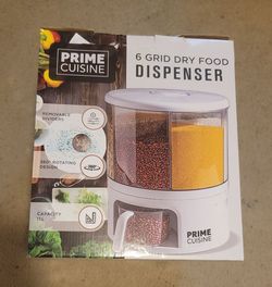 6 Grid Dry food dispenser  - new