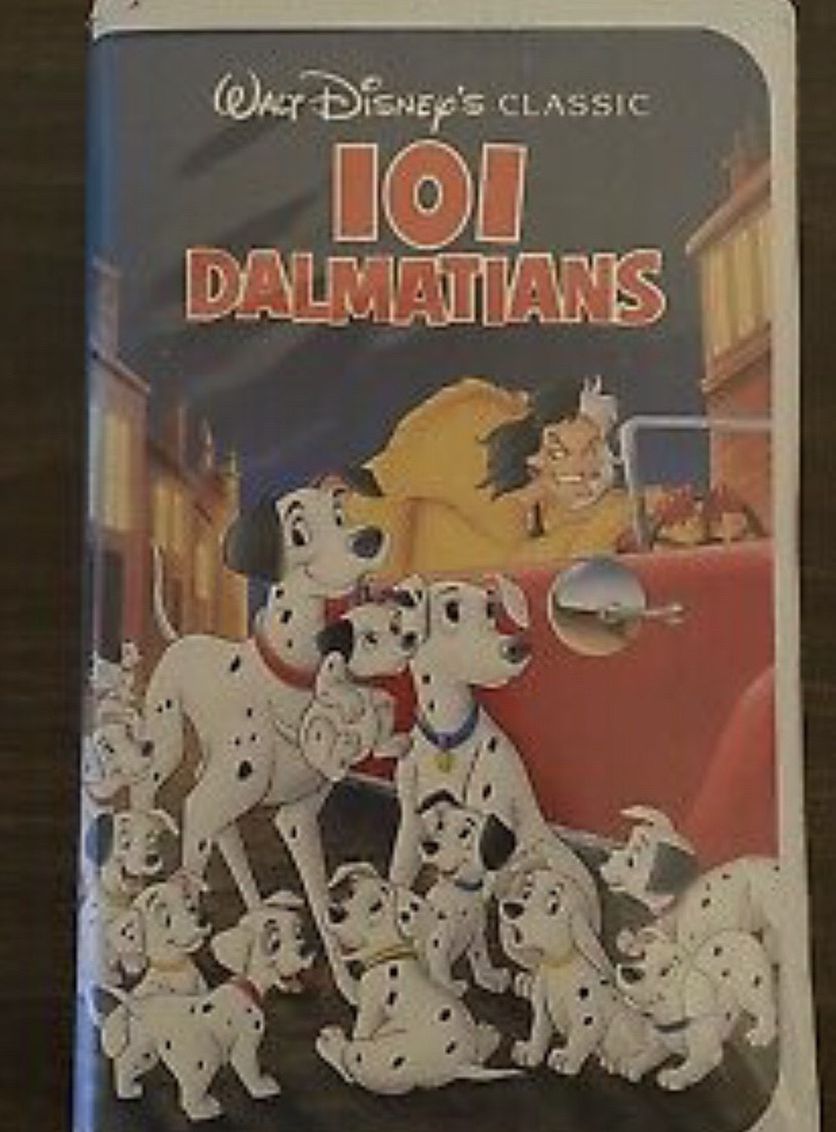 101 Dalmatians (VHS) Walt Disney Classic Black Diamond Edition Very Rare