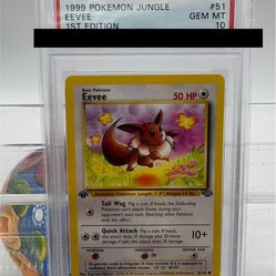 1999 Pokemon Jungle 1st Edition Eevee 51/64 PSA 10 GEM MINT
