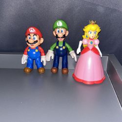 Mario Luigi And Peach 3 Pack