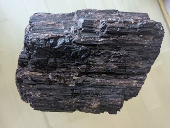 Massive “Brisket” Black Tourmaline with Mica – 10 lbs 10.3 oz gem collectors