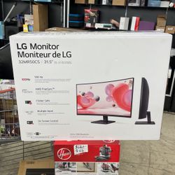 LG Monitor 31.5” 100HZ Curved Monitor