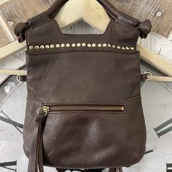 Foley + Corinna Brown Leather Handbag