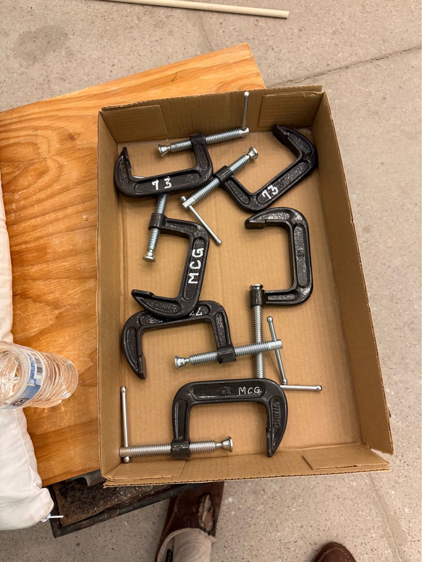 6 clamps