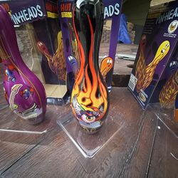 7 1/2 inch custom painted bowling pins hot rod underground pin heads $10 each