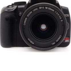 Canon camera with two lenses