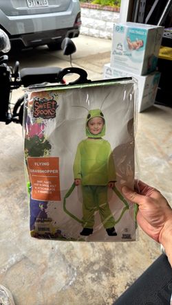 Kids Flying Grasshopper Halloween Costume Size S