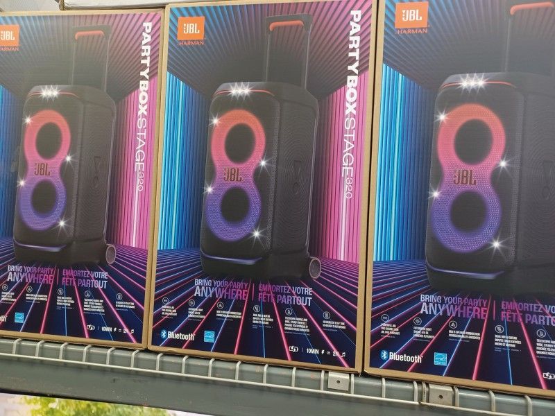 Best Deals. JBL Partybox 320. Rechargeable Battery. We Offer FINANCING.
