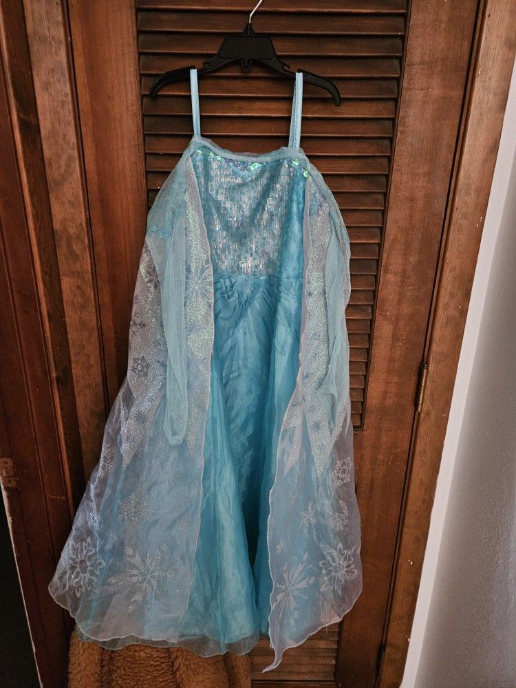 Disneyland Frozen Elsa Dress Sz 7/8