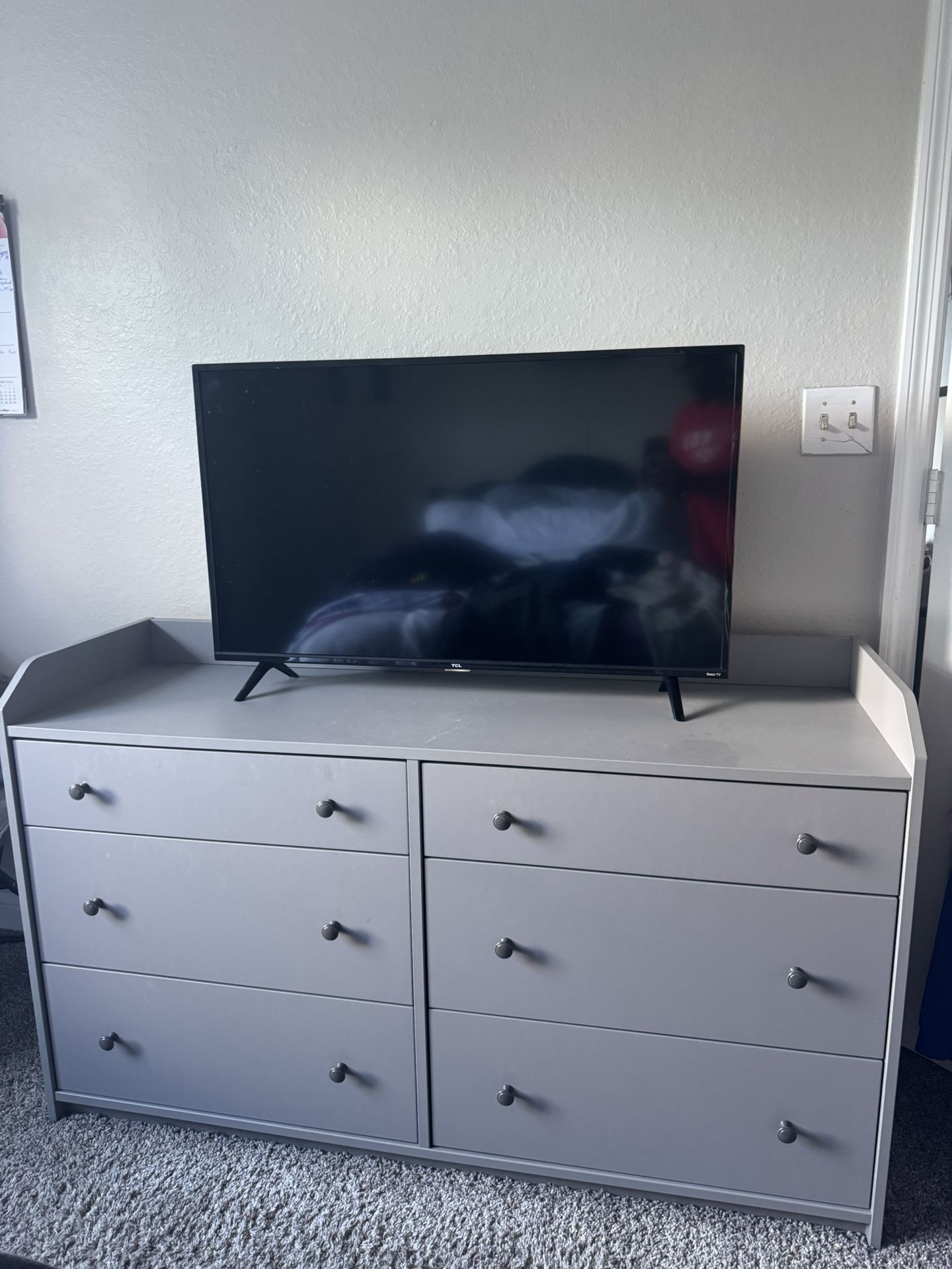 Grey Six Drawer Dresser Basically Brand New