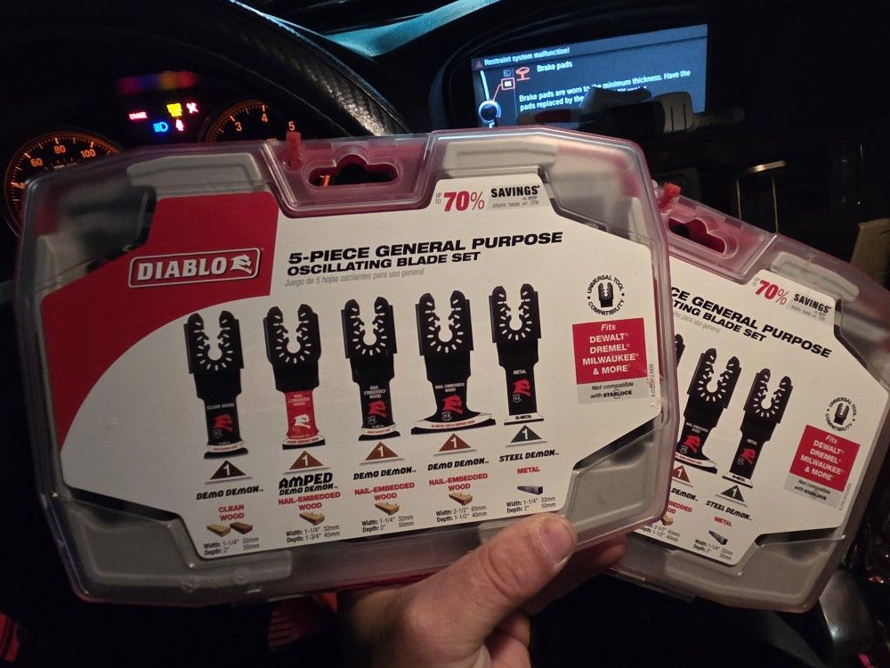 Oscillating Blades Multi Tool Diablo Variety Kit