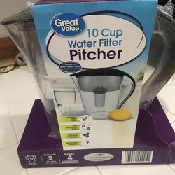 10 Cup Water Filter Pitcher 