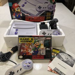 Super Nintendo, Mario Is Missing 