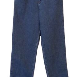 L.L.BEAN Original Fit/Relaxed Blue Jeans, Insulated, 100% Cotton,Sz 12 Tall, NWT