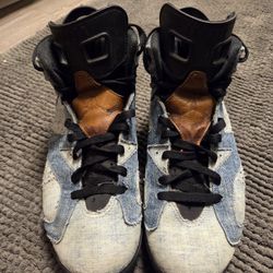 Nike Air Jordan 6 Retro "Washed Denim" SHOES  Mens SZ. 10