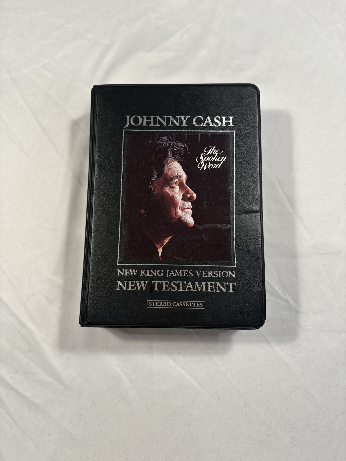 Johnny Cash The Spoken Word New Testament 14 Audio Cassette Tapes Nelson 1990