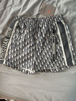 Christian Dior Oblique Logo Shorts