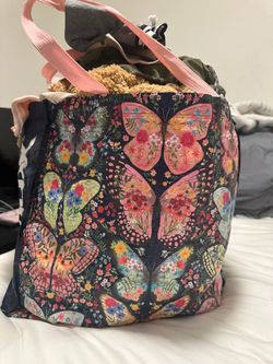 Bag of baby boy clothes