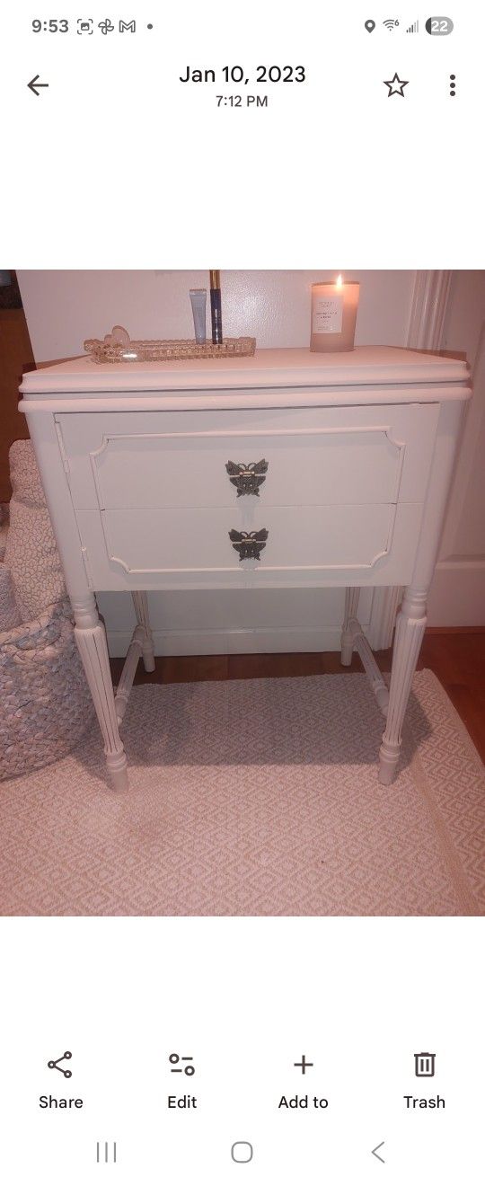 TABLE REFURBISHED SEWING TABLE