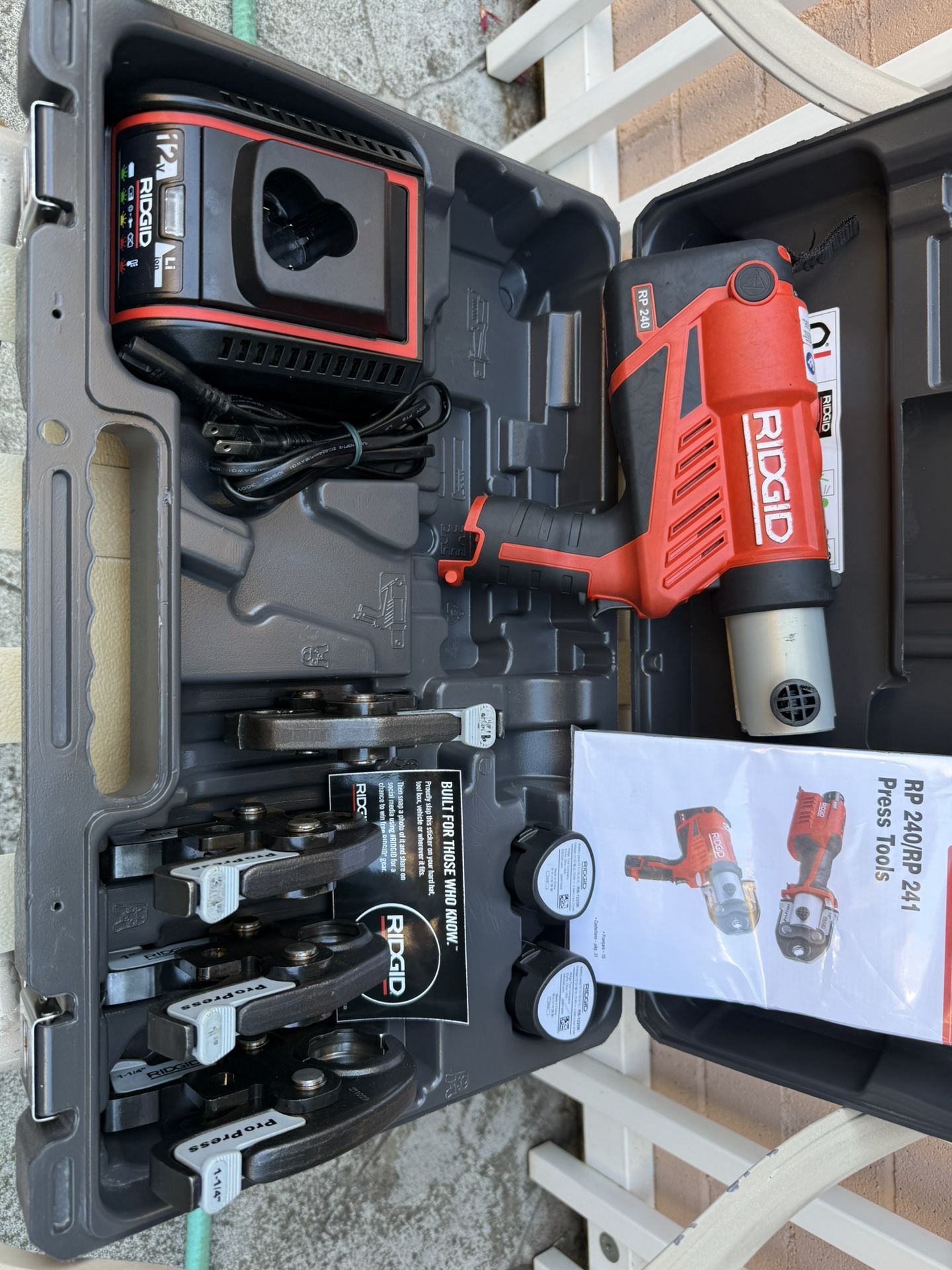 RIDGID 12-Volt Compact ProPress Kit ( Read Description Below )