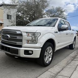 2016 FORD F150 PLATINUM SUPERCREW CABPERCECT U