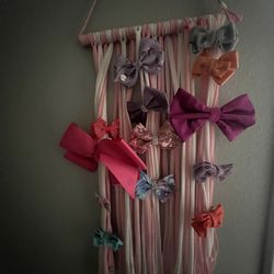 Girls bow Hanger With Bows 