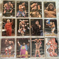 WWE 1994 WWF Action Packed 12 Trading Card Lot WCW AEW 