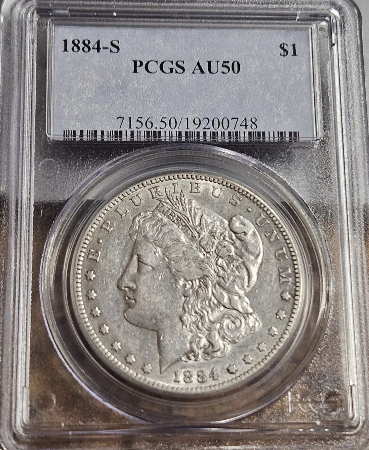  1884 S Morgan Silver Dollar 