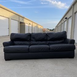 Natuzzi Brown Leather Sofa, Can Deliver!