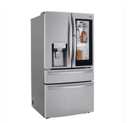 LG 22.5 Cu. Ft. 4-Door French Door Counter-Depth Smart Refrigerator with Door-in-Door, Craft Ice (LRMDC2306S) 