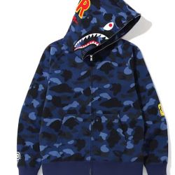 Bape Hoodie Color Camo PONR Full Zip 