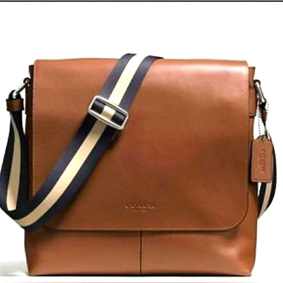 Coach Crossbody - Saddle Brown Leather Messenger Bag