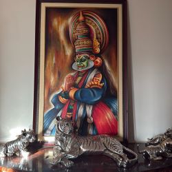 Extra large framed wall hanging