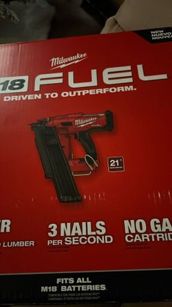 Milwaukee M18 Fuel Brushless 21* Framing Nailer New Tool Only 